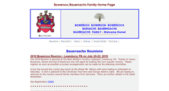 Desktop Screenshot of bowersoxfamily.com