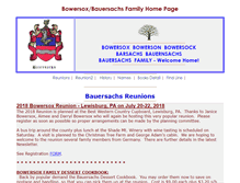 Tablet Screenshot of bowersoxfamily.com